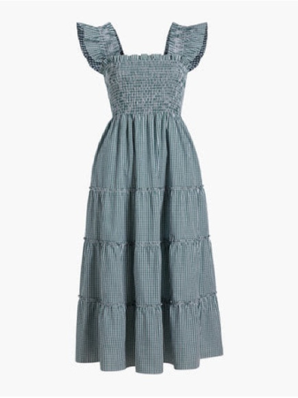 Hill House Green Gingham Ellie Dress